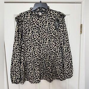 Womens Leopard Print‎ Top